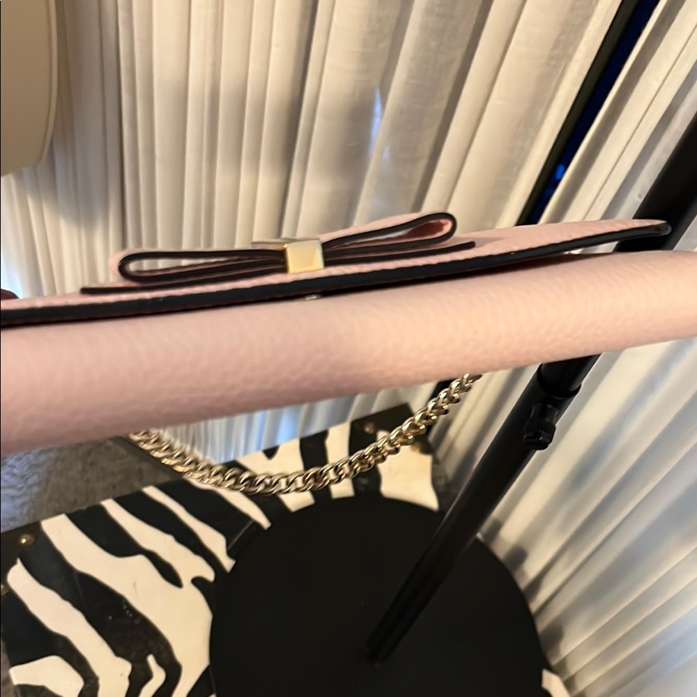 Kate Spade Pink and Gold Bow Clutch - Picture 10 of 16